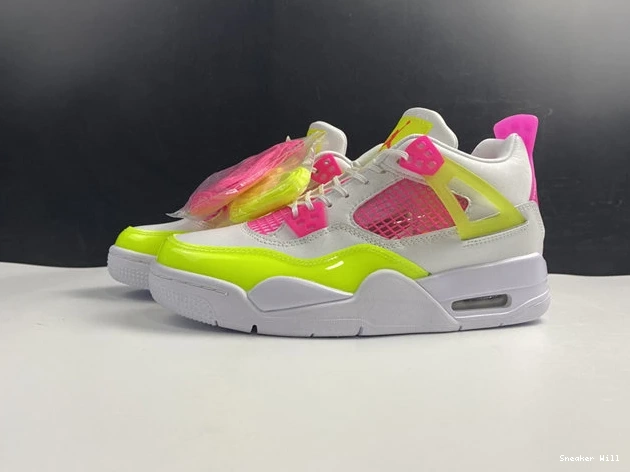 GoodFit CV7808-100 884 Lemon Pink Jordan4 White 0619